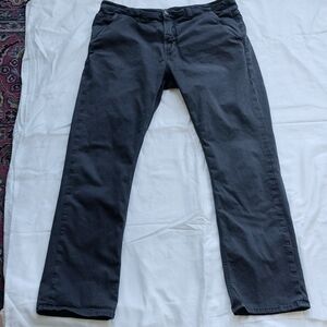 Black canvas men's pants 38x32